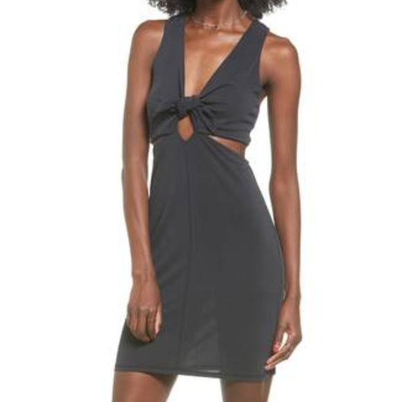 Project Social T Dresses & Skirts - Project Social T knotted bodycon cutout dress H20